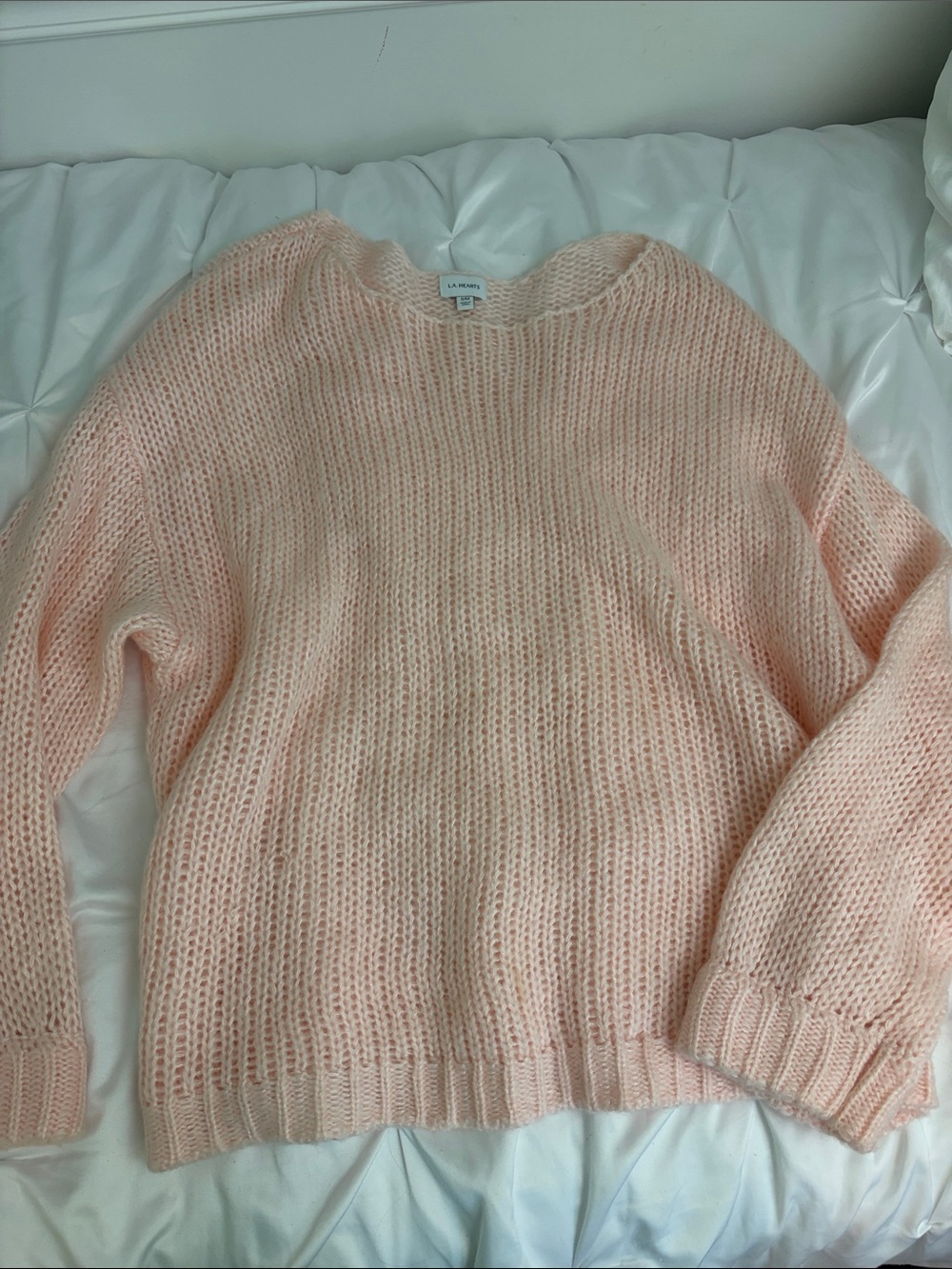 Pacsun Pink Knit Sweater Oversized
